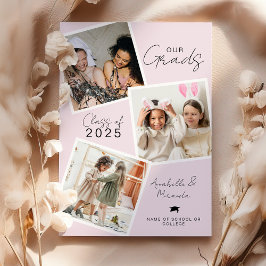 Tarjeta Festiva Graduación conjunta de nuestros graduados