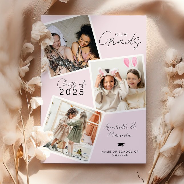 Tarjeta Festiva Graduación conjunta de nuestros graduados (Subido por el creador)