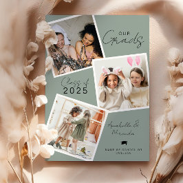 Tarjeta Festiva Graduación conjunta de nuestros graduados