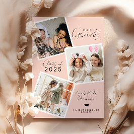 Tarjeta Festiva Graduación conjunta de nuestros graduados