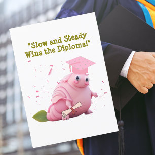 Tarjeta Festiva Graduación Graduada Graduada Gratuita Gratuita Gra