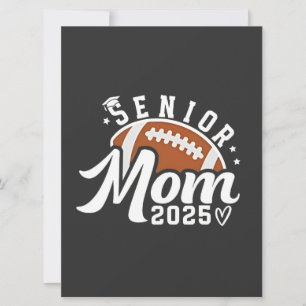 Tarjeta Festiva Graduado Superior de Fantasy Football Mom 2025