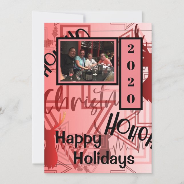 Tarjeta Festiva Graffiti navidades (Anverso)