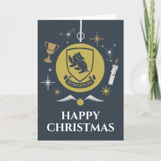 Tarjeta Festiva Gráfica Bauble Vacacional HUFFLEPUFF™