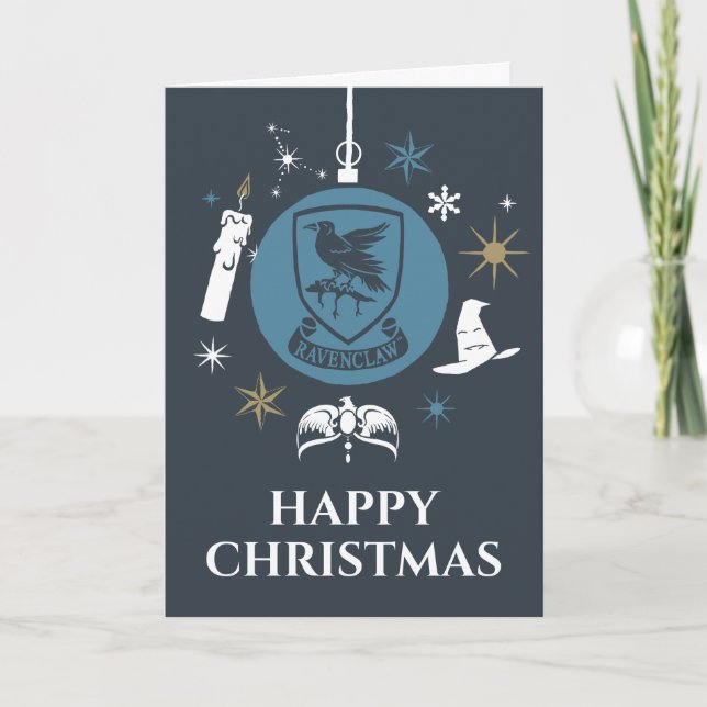Tarjeta Festiva Gráfica en baudillo de vacaciones RAVENCLAW™ (Anverso)