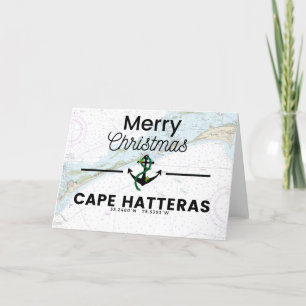 Tarjeta Festiva Gráfica navideña de los cerezos - Hatteras del Cab
