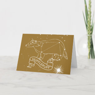 Tarjeta Festiva Gráfico de constelación HUFFLEPUFF™
