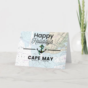 Tarjeta Festiva Gráfico de vacaciones felices - Cabo de Mayo