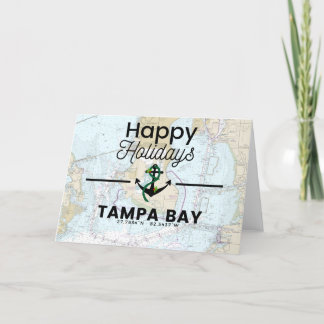 Tarjeta Festiva Gráfico de vacaciones felices - Tampa Bay