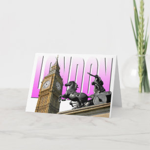 Tarjeta Festiva Gran Ben-Londres-Inglaterra