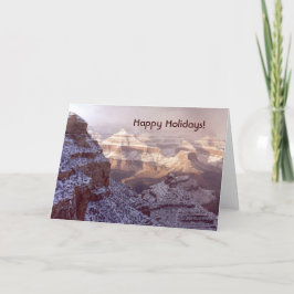 Tarjeta Festiva Gran Cañón / Felices Fiestas!