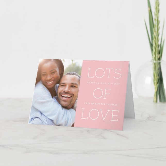 Tarjeta Festiva Gran carta de El día de San Valentín de amor - Bub (Anverso)