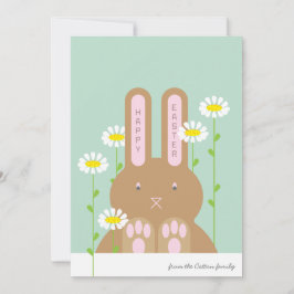 Tarjeta Festiva Gran conejo