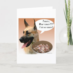 Tarjeta Festiva Gran Dane Turquía