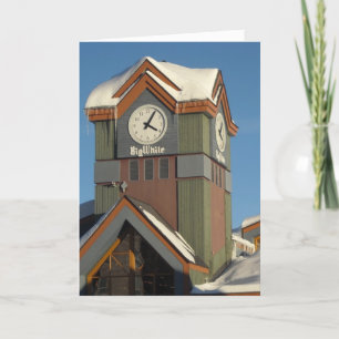 Tarjeta Festiva Gran Estación de Esquí Blanca