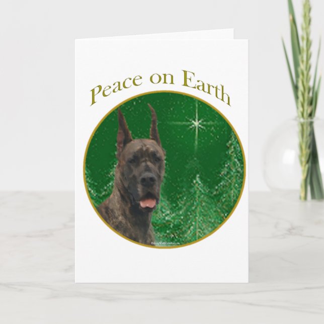 Tarjeta Festiva Gran paz de Dane (Anverso)