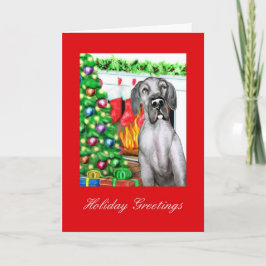 Tarjeta Festiva Grandes almacenes de danés negro UC