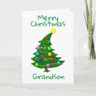 Tarjeta Festiva GRANDSON-USTEDES "ILUMINAN" A nuestros NAVIDADES