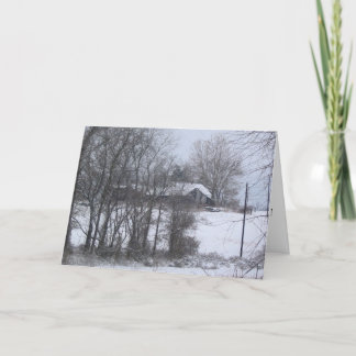 Tarjeta Festiva granero