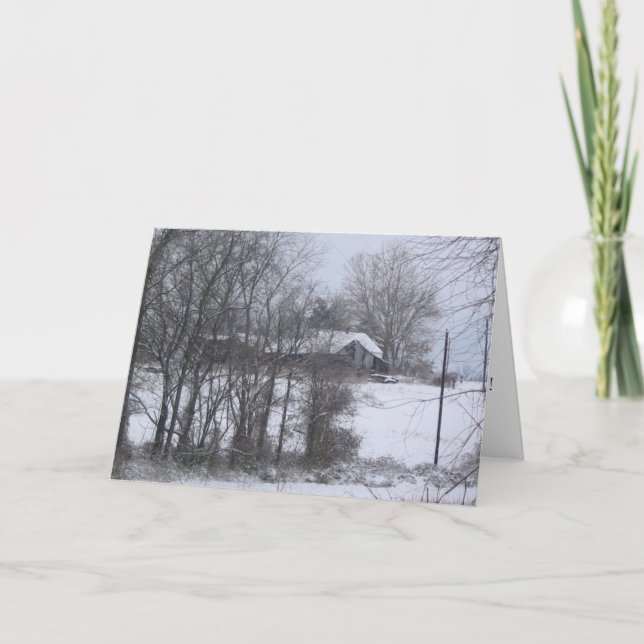 Tarjeta Festiva granero (Anverso)