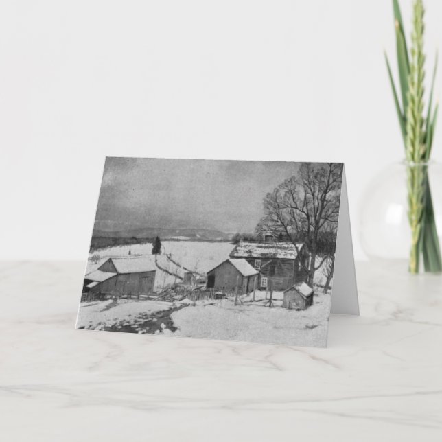 Tarjeta Festiva Graneros de montaña (Anverso)