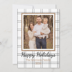 Tarjeta Festiva Granja Plaid