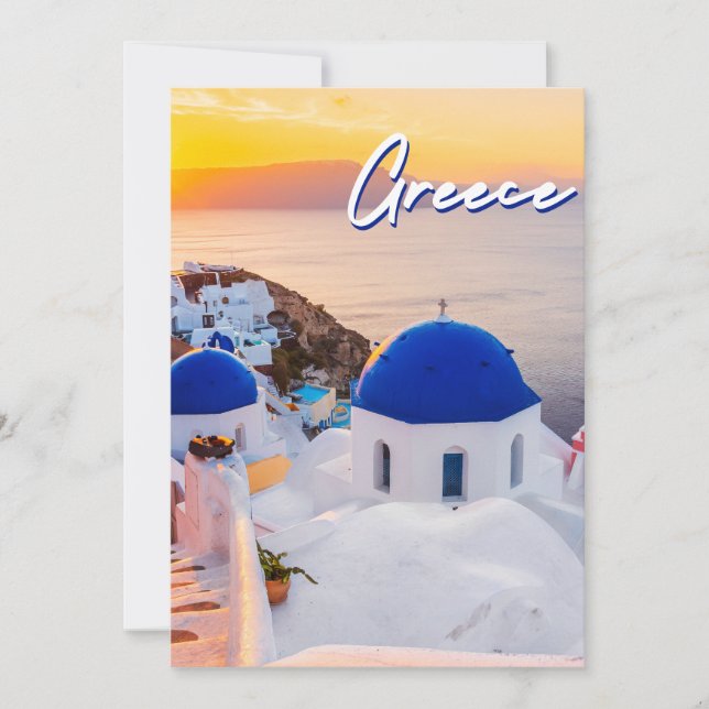 Tarjeta Festiva Grecia (Anverso)