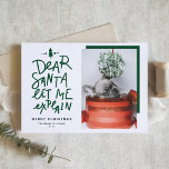 Tarjeta Festiva Green Dear Santa Me deja explicar a los Navidades<br><div class="desc">¡Querido Papá Noel, déjame explicarme! Envíe saludos de Navidad con esta divertida y festiva tarjeta de fotos de vacaciones. Presenta una cita con letras a mano y una tipografía simple. Personalice añadiendo un saludo, nombres, fotos y otros detalles. Esta tarjeta de fotos de Navidad será perfecta para tarjetas de vacaciones...</div>