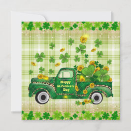 Tarjeta Festiva Green St. Patrick's Delight