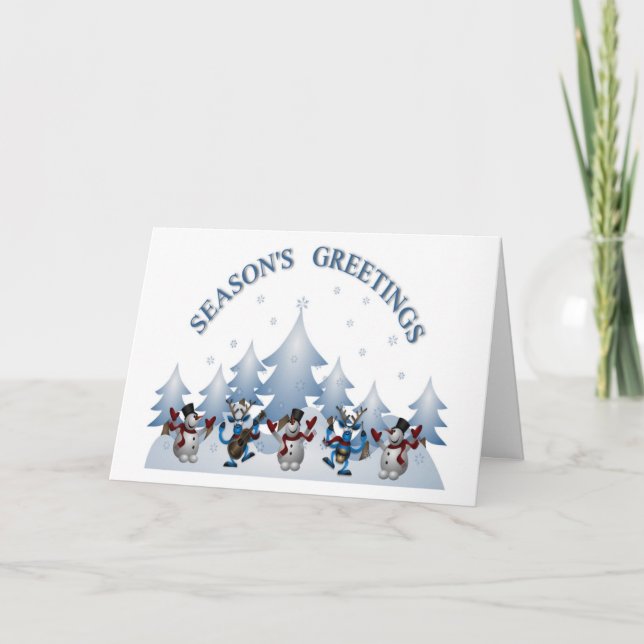 TARJETA FESTIVA GREETINAS DE TEMPORADA (Anverso)