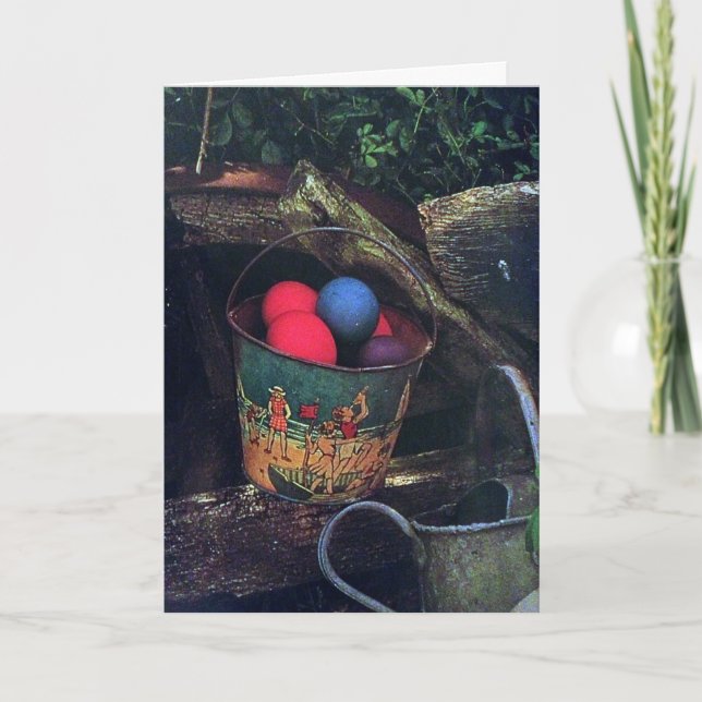 TARJETA FESTIVA GREETINAS ITALIANAS DE ORIENTE "BUONA PASQUA" (Anverso)