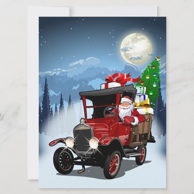 Tarjeta Festiva Greeting Christmas Card (Anverso)