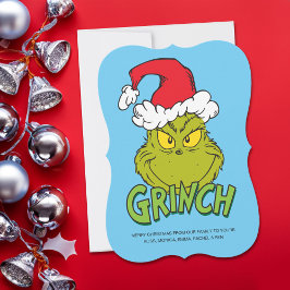 Tarjeta Festiva Grinch Clásico | Malo o Bueno