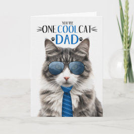 Tarjeta Festiva Gris y grisáceos blancos grisáceos gatos día de un