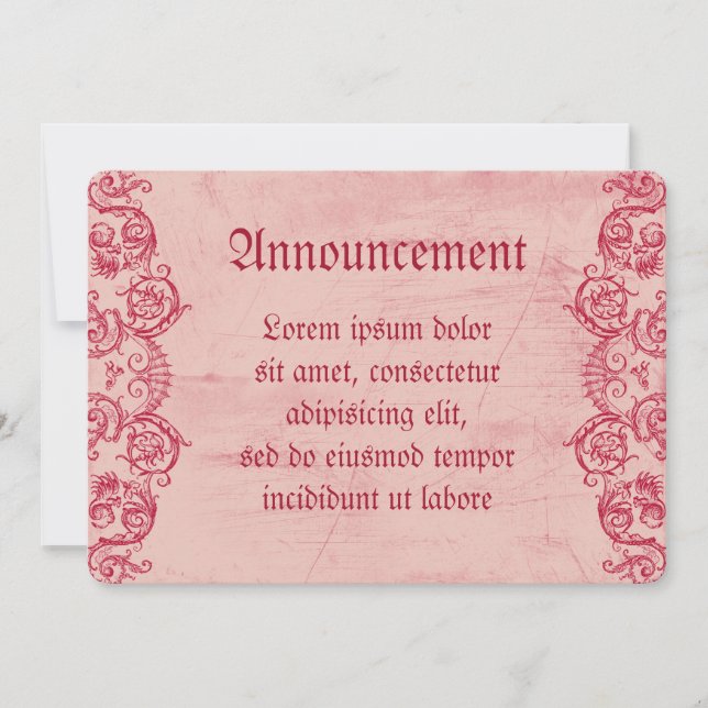 Tarjeta Festiva Grotesquerie Valentine (Anverso)