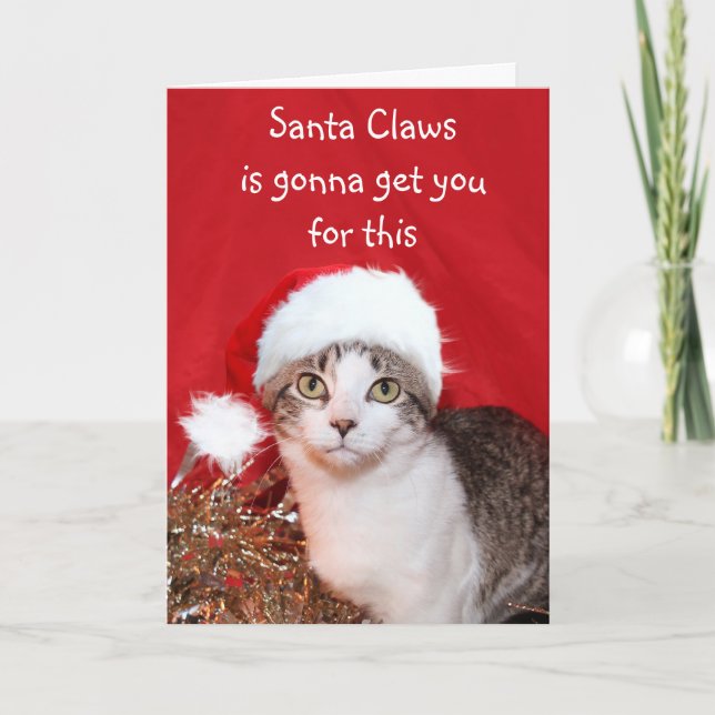 Tarjeta Festiva Grouchy Navidades (Anverso)