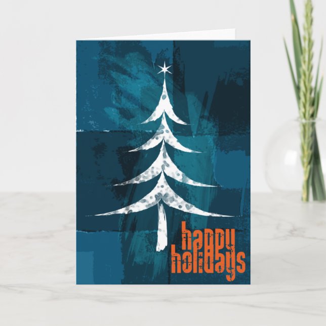Tarjeta Festiva Grunge Xmas (Anverso)