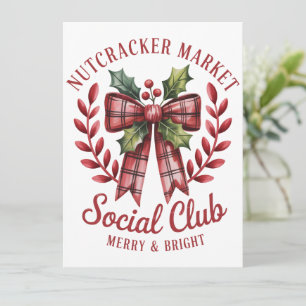 Tarjeta Festiva Grupo de Mercado de Compras del Club Social Cascan