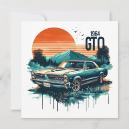 TARJETA FESTIVA GTO DE 1964