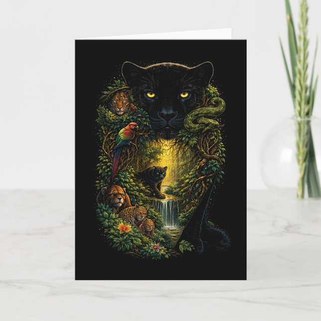 Tarjeta Festiva Guardians of the Wild (Anverso)