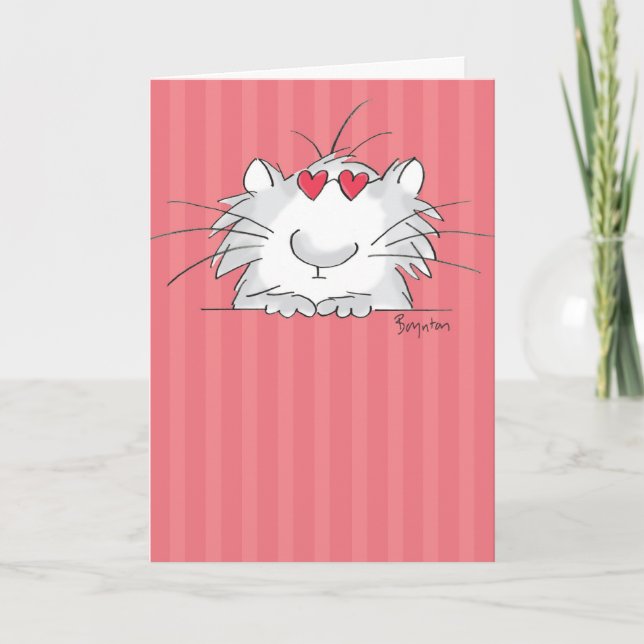 Tarjeta Festiva GUAY KITTY Valentines de Boynton (Anverso)