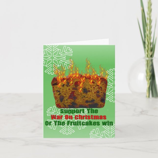 Tarjeta Festiva Guerra De Los Fruitmos (Anverso)