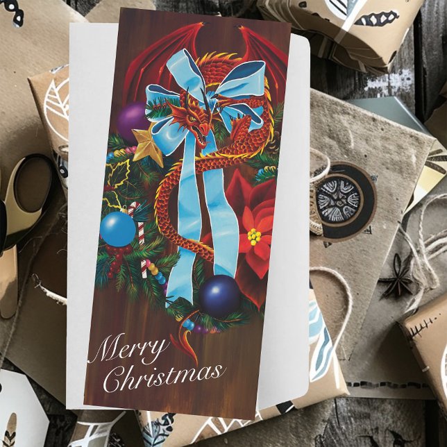 Tarjeta Festiva Guerra de Navidades del Dragón Rojo (Subido por el creador)