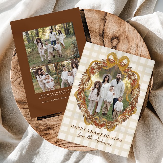 Tarjeta Festiva Guerra de otoño rusa con Día de Acción de Gracias  (Subido por el creador)