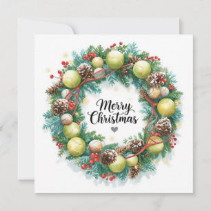 Tarjeta Festiva Guerra de tenis festiva para Navidades