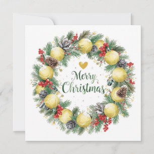 Tarjeta Festiva Guerra de tenis festiva para Navidades