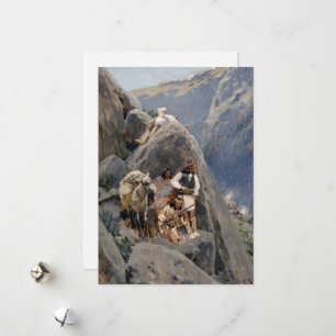 Tarjeta Festiva Guerreros Apache: Emboscada en la caballería norte