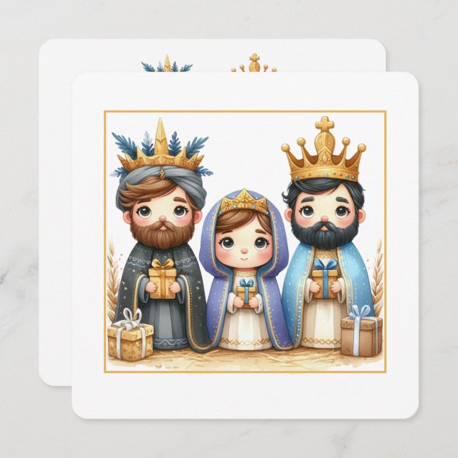 Tarjeta Festiva Guided by a Star (Anverso / Reverso)