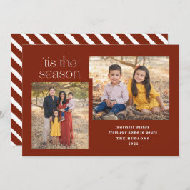 Tarjeta Festiva Guión moderno Esta Es La Calligrafía De Temporada 