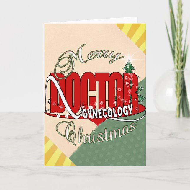 Tarjeta Festiva GYN navidades Ginecología (Anverso)